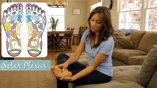 Stress Relief with Simple Foot Massage  ModernMom Massage amp Reflexology [upl. by Bow317]