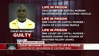 Coley McCraney sentenced to life in prison [upl. by Jp520]