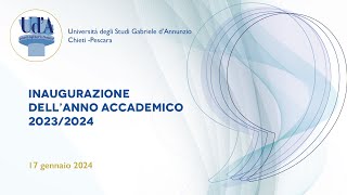 Inaugurazione dellAnno Accademico 20232024 [upl. by Ingemar]