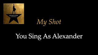 Hamilton  Take A Break  KaraokeSing With Me You Sing Eliza [upl. by Chari]