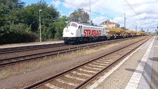 STRABAG NOHAB Durchfährt Bahnhof Priort Richtung Golm am 12032024 [upl. by Iak684]