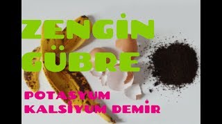 ORGANİK ZENGİN GÜBRE  KALSİYUM POTASYUM DEMİR [upl. by Ilohcin229]