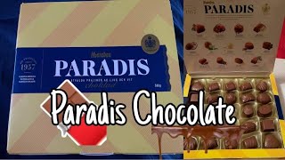 1 box Marabou PARADIS chocolatechocolate in Sweden [upl. by Feirahs782]