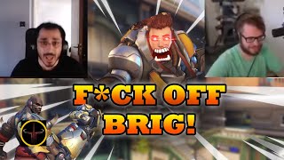 TILTING Overwatch Streamers WITH MY BRIGITTE [upl. by Sheedy506]