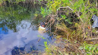 Pescando Jaibas Con Línea De Mano Y Pesca Con Arpón Cocinado Caldo De Cinco Especies [upl. by Ystap]