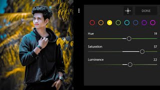Lightroom yellow and blue colour photo editing  photo editing kaise kare Lightroom me  lr editing [upl. by Ikoek]