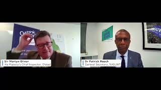 Dr Patrick Roach in conversation with Ofsted Chief Inspector Sir Martyn Oliver [upl. by Enenej]