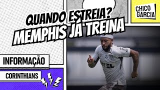 CORINTHIANS ESTREIA DE MEMPHIS SERÁ QUANDO MUDANÇAS CONTRA O BOTAFOGO E DIA DA TRANSPARÊNCIA [upl. by Sitoel]