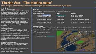 Tiberian Sun  The missing maps [upl. by Eanaj]