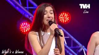 WHATS A WOMAN  Calin Geambasu Band  LIVE at TV Show [upl. by Lebar137]