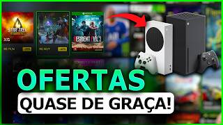 CORRE TODOS OS JOGOS EM PROMOÇÃO NO XBOX  Ofertas quase de graça Xbox Series Xbox ONE E Xbox 360 [upl. by Ange24]