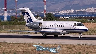 Hawker Beechcraft 4000 OYJJJ Takeoff  Split Airport LDSPSPU [upl. by Hoseia]