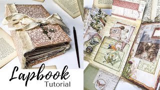 LapbookJunk Journal TUTORIAL  Natural History [upl. by Yrrat]