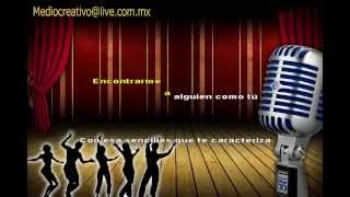 Mi razón de ser Banda MS karaoke [upl. by Cirre]