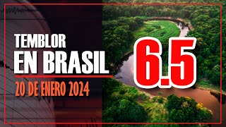 Temblor de 65 grados en Brasil  20 de Enero 2024 [upl. by Leventis250]