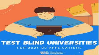 Test Blind Colleges for 202122 Admissions Cycle [upl. by Friederike]