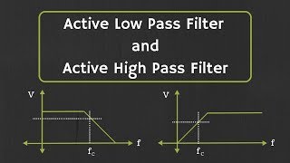 Active Low Pass Filter and Active High Pass Filter Explained [upl. by Dace]