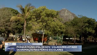 Muita Diversão Parque Municipal de Gov Valadares Lotado de Animação nas Férias Escolares [upl. by Adias476]