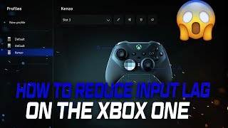 HOW TO REDUCE INPUT LAG ON XBOX ONE  SERIES CONSOLES [upl. by Cordie]