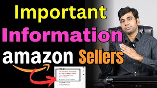 Important Information Regarding Products Visibility of Online Sellers Selling on Amazon India [upl. by Derwon]