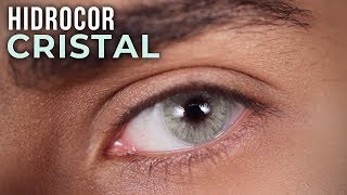 Solotica Hidrocor Cristal  Grey Silver Contacts [upl. by Paula]