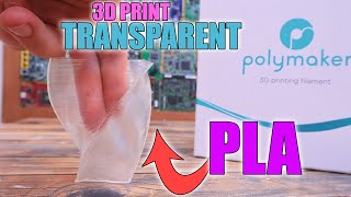 😮 Transparent PLA  Some 3D Printing Tests [upl. by Bolme175]