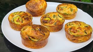 Voici une recette de cakes aux courgettes idéal pour vos repas ✔ recette économique ✔ [upl. by Leirea960]