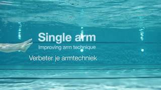 Techniekoefening vrije slag  Single Arm [upl. by Ahsiri]