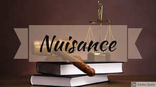 Nuisance in Tort  Nuisance  Law of Torts  Easy way  in Hindi [upl. by Guthrie99]