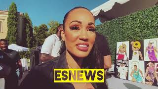 Deontay Wilder Wife Teli On Andy Ruiz Fight amp Hear What He Tells Her About The Fight EsNews Boxing [upl. by Marysa]