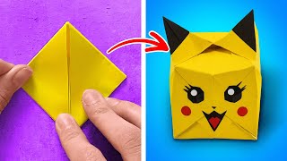 EASY ORIGAMI CRAFTS ✨ PAPER amp CARDBOARD DIY IDEAS [upl. by Akselaw]