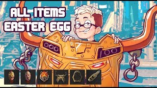 ALL ITEMS EASTER EGG On IX BO4 Call of Duty Black Ops 4 Zombies Gameplay [upl. by Edlihtam]