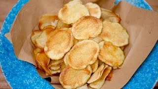 Homemade Crispy Microwave Potato Chips  Regular Ranch amp BBQ Flavors [upl. by Aiveneg]