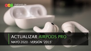 Cómo actualizar los auriculares AirPods Pro [upl. by Anissej346]