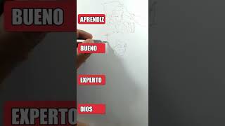 Hisoka dibujo Aprendiz vs bueno vs experto vs GOD [upl. by Valleau]