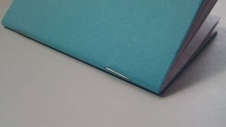 How to bind a book with staples saddle stitch binding [upl. by Marsha]