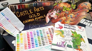 How to Color Like Me  Castle Arts Colored Pencils  Camilla d’Errico Coloring Book [upl. by Ange]