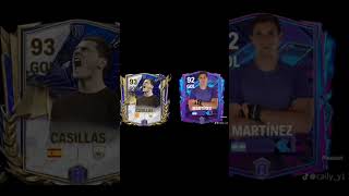 Martinez vs Casillas fifa fifamobile soccergear sorts soccershorts fc24 edit [upl. by Ermeena]