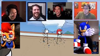 Gamers React to Diversion Dance Henry Stickmin Completing The Mission [upl. by Kerry714]