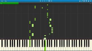 Loituma  Ievan Polkka Piano Tutorial Synthesia Eino Kettunen [upl. by Ellecrag]