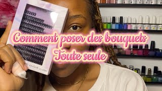 DIY  Comment poser des cils bouquets [upl. by Twum272]