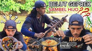 2 Hari Berburu Mancing BelutMasak Belut Geprek Sambel ijo Tumis Bunga Durian [upl. by Aksehcnarf]