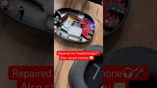 Self repaired headphones part 2 🛠️🎧🤫✅ trendyourstyle gadgets shortsindia [upl. by Tait]