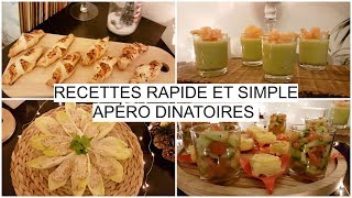 Apéro Dinatoires Simple et Rapide pour le Nouvel an ⎜Recettes [upl. by Queston]