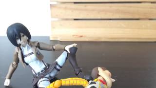 Mikasa vs Woody stopmotion [upl. by Macmahon]