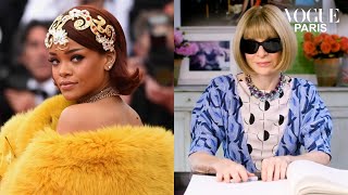 Anna Wintour décrypte plus de 40 ans de looks iconiques au Met Gala  Life In Looks  Vogue Paris [upl. by Amary]