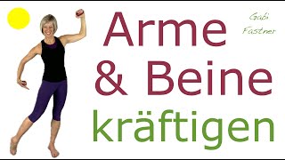 🌵17 min Arme und Beine kräftigen  BrasilWorkout im Stehen [upl. by Corotto781]