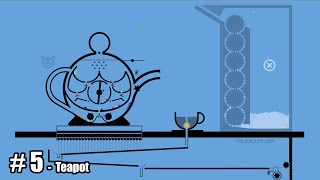 The Teapot  Algodoo Marble Race [upl. by Aisatana]