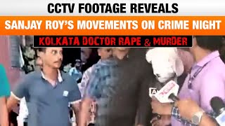 Kolkata Doctor RapeMurder Case Sanjay Roys Movements CCTV Footage of the Crime Day  News9 [upl. by Barbur]