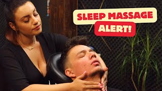 Miss OBEN 🌙BACK amp FACE MASSAGE WITH WHISPER [upl. by Ab]